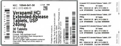 Bottle Label (10544 541 30   0172 4280 70)
